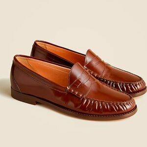 Classic Brown Leather Loafers
